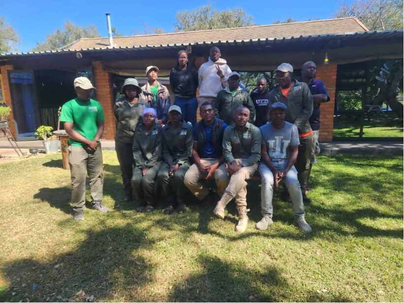 Hillside Dams Conservancy staff gathered outdoors